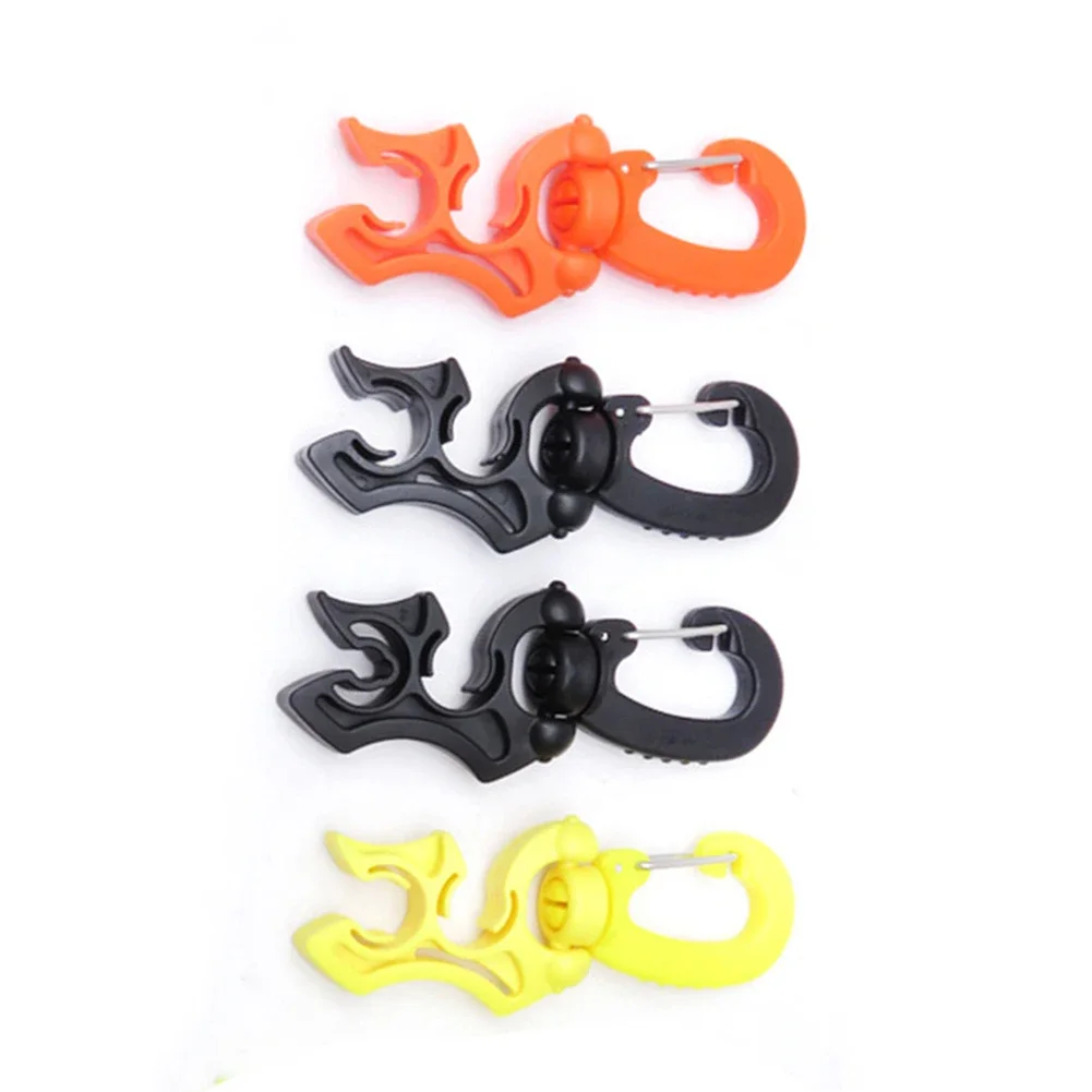 Holder Double Hose Holder 1pc Black Diving For Gauges For Regulators Nylon Orange Rotatable Yellow Durable Easy Snap Design