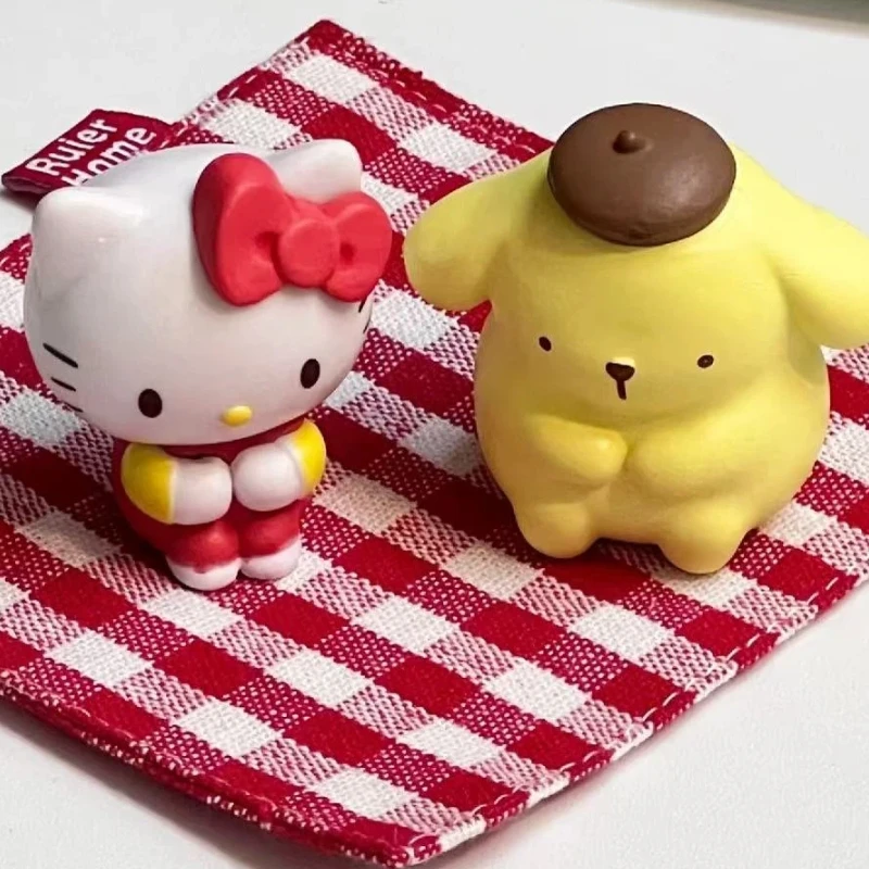 

Новинка в наличии: Милая сидячая фигурка My Melody, Pompompurin, Hello Kitty в закрытой коробке — настольное украшение, праздничный подарок-сюрприз для девочек