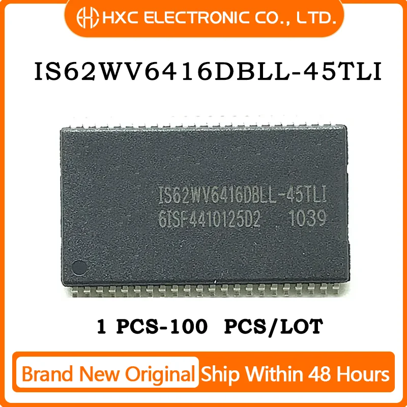 1/5/10/50/PCS IS62WV25616BLL-55TL IS62WV6416DBLL-45TLI TSOP44 New Original IC