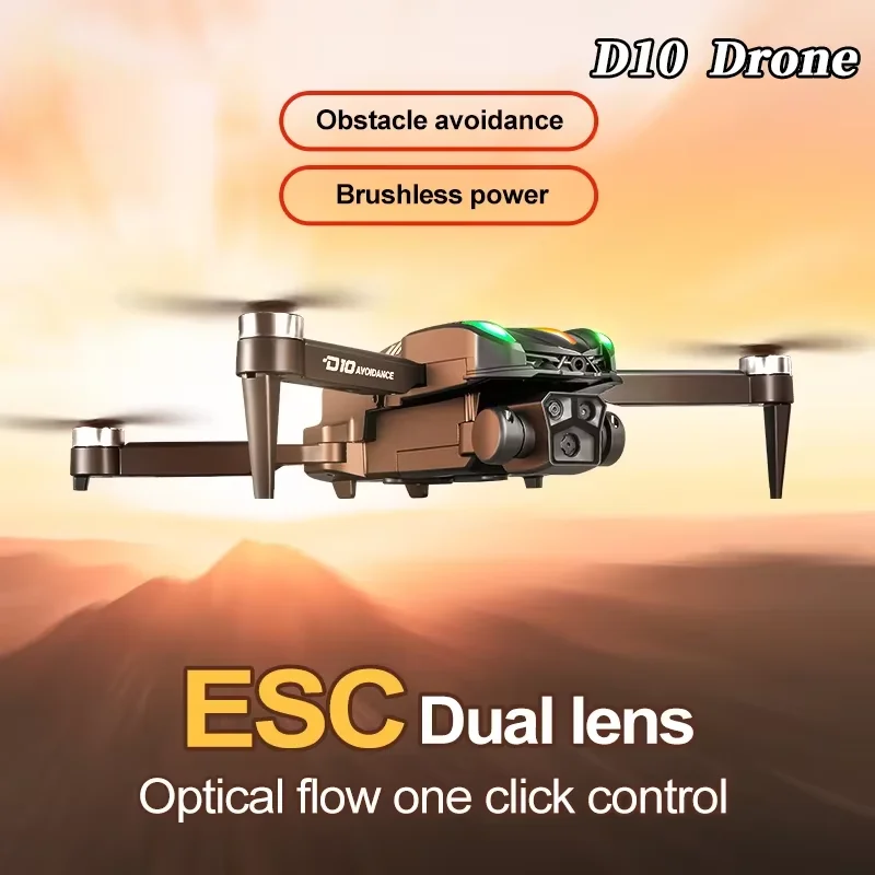 XIAOMI D10 Drone 8K HD gradiente luz fluida fotografía aérea cámara Dual omnidireccional evitación de obstáculos Drone sin escobillas