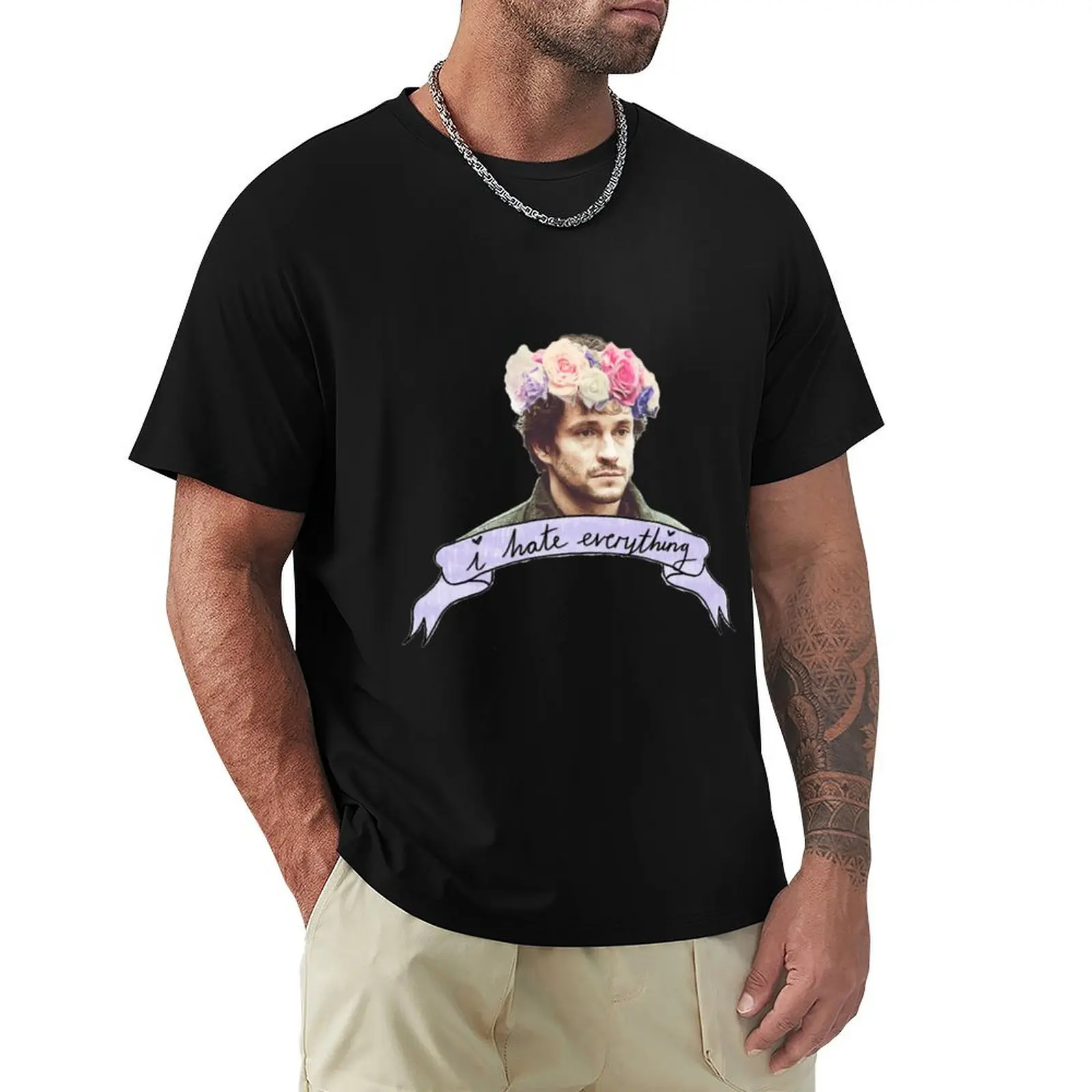 Will Graham Hates Everything. T-Shirt Work Casual Loose Fit T-Shirt