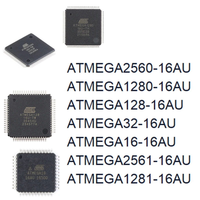 10PCS ATMEGA2560-16AU ATMEGA1280-16AU ATMEGA128-16AU ATMEGA32-16AU ATMEGA16-16AU ATMEGA2561-16AU ATMEGA1281-16AU MCU Chip New