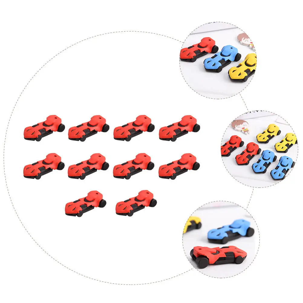 18Pcs Racing Car Erasers Mini Creative Detachable Erasers for Children Homework Stationery Gift Bag Stuffers Gift Bag Stuffers