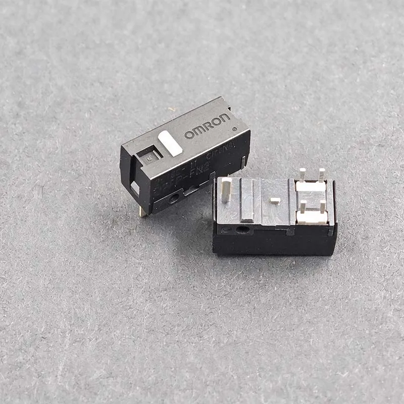 2PCS/10PCS D2FP-FN2 Optical Micro Switch for Mouse, 5-Pin White Dot, Compatible with GPW Gen3 / Gen4