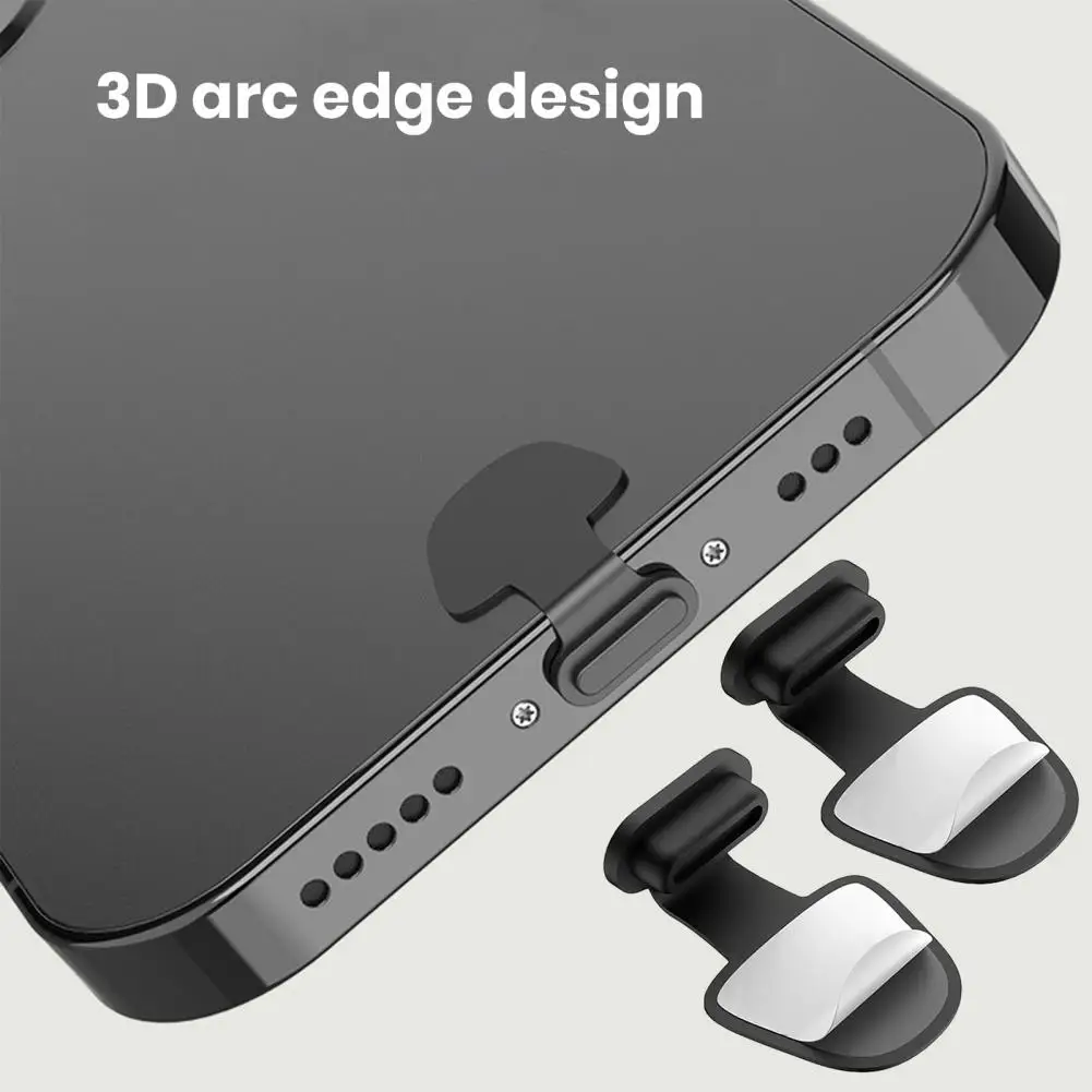 Mini Dust Plug Silicone Dust Plug Set for Iphone Devices Waterproof Charging Port Covers Dust Protectors Tablet Mobile Phone