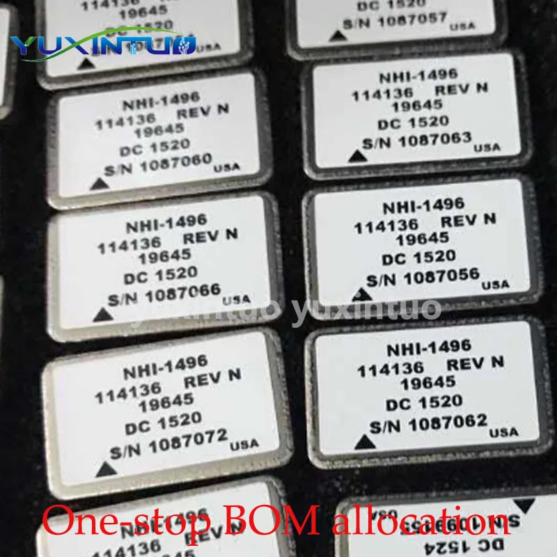 

NHI-1496 CDIP-10 Steel surface Military-grade integrated circuit module