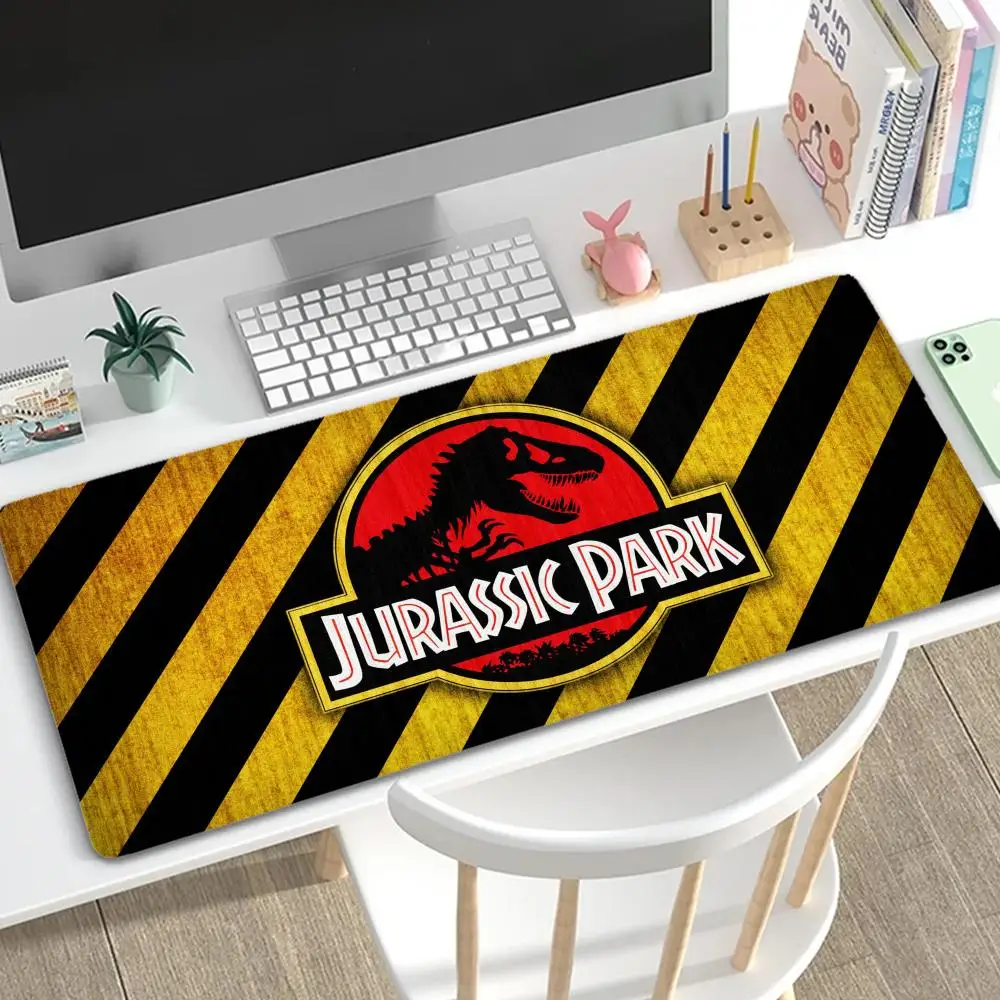 

Jurassic Park Mouse Pad Large Gaming Big Mouse Mat Computer Cheap Locking Edge MousePad 90x40cm Keyboard Desk