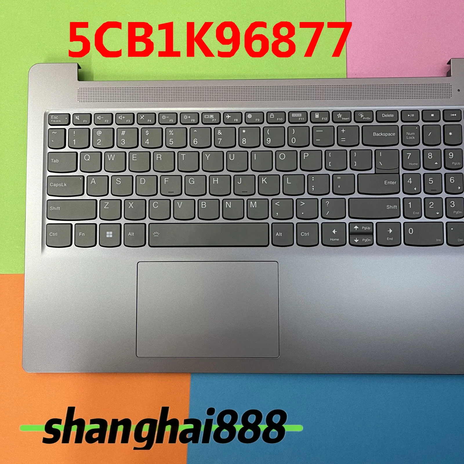New For Lenovo IdeaPad Slim 3 15ABR8 IAH8 Palmrest With TouchPad Keyboard 5CB1K96877