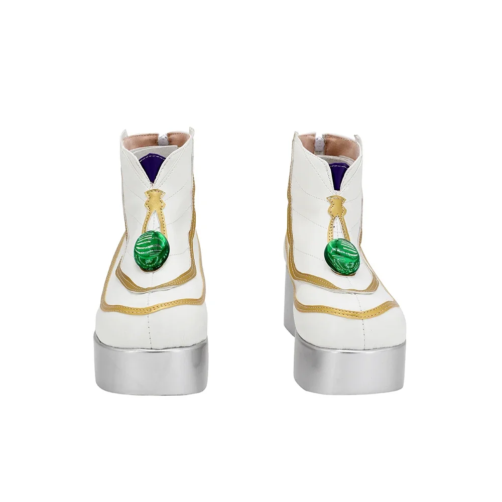 FGO 레오나르도 다빈치 신발 코스프레 Fate Grand Order 레오나르도 다빈치 코스프레 부츠 흰색 신발 맞춤 제작