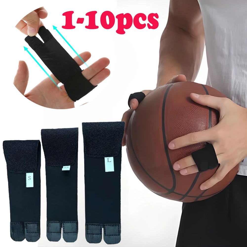 

1-10 шт. шина для пальцев, регулируемая поддержка пальцев, защита рукава, защита для баскетбольного сустава пальцев, спортивная поддерживающая лента