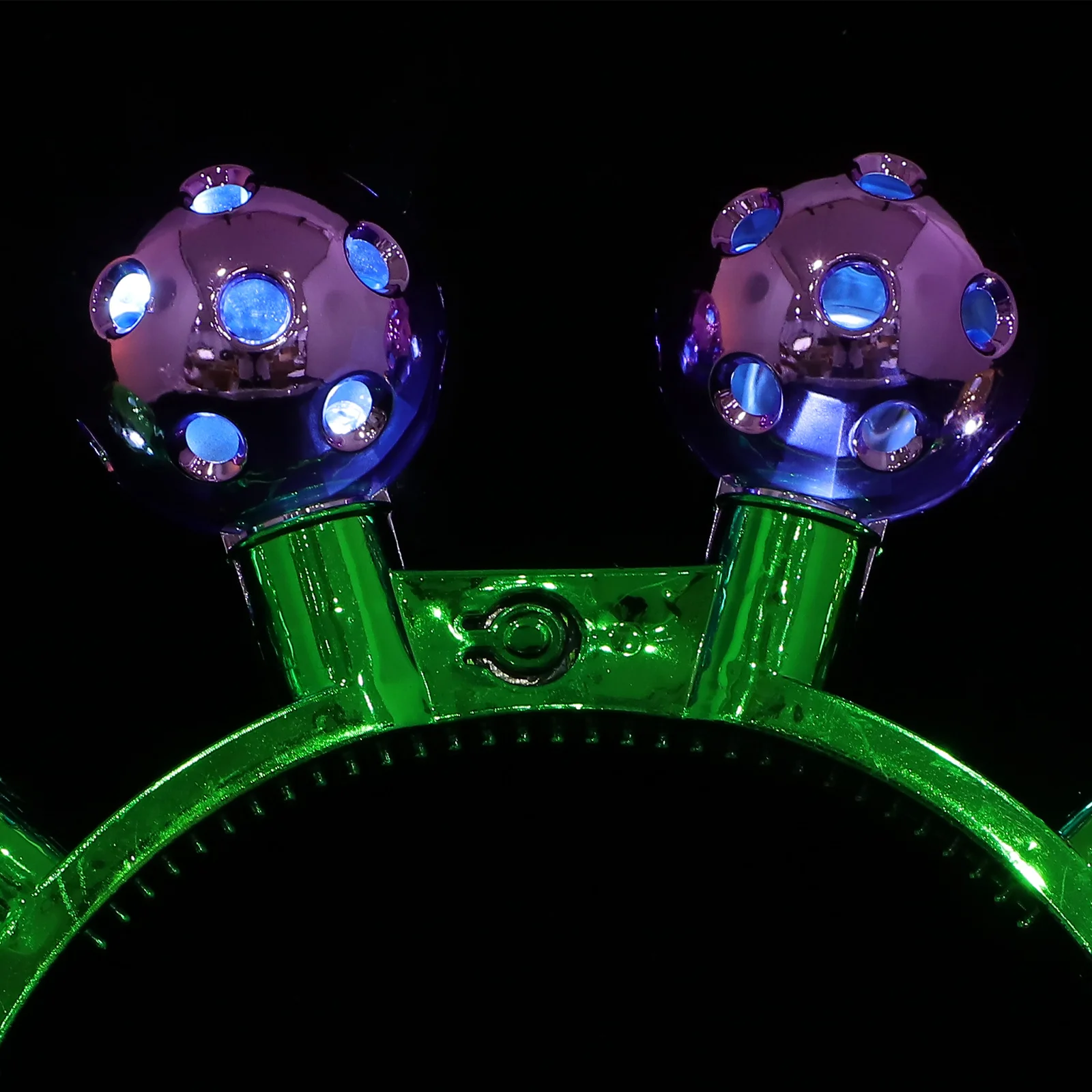 

4pcs Led Glow Headbands Christmas Party Hair Accessories Light Up Headpiece Holiday Festival Bell Decorative Headband For Women