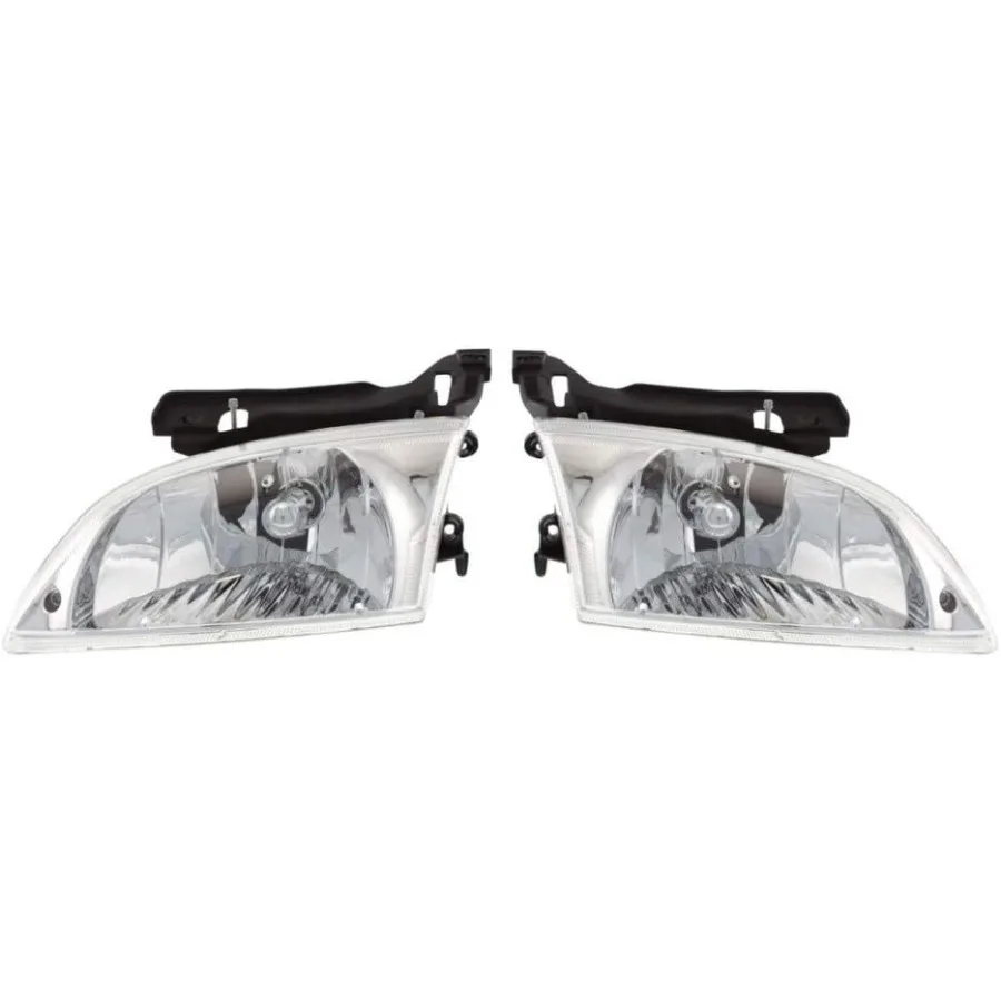 

For 2000 2001 2002 Chevy Cavalier Pair Headlights Driver and Passenger Side GM2502202 GM2503202 22666740 22666741