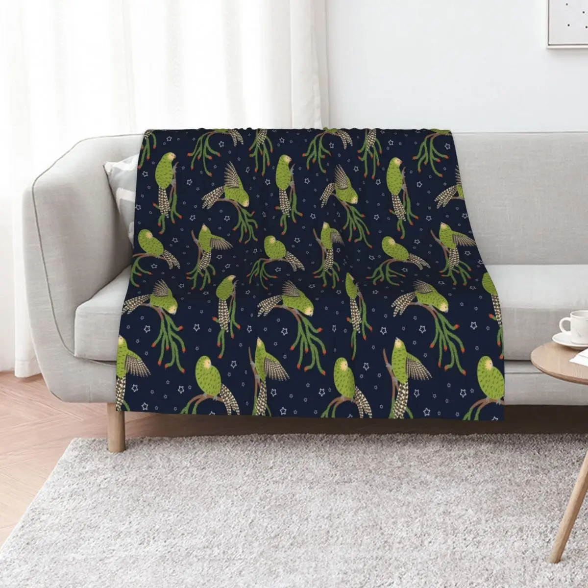 

Kakapo and Rimu Throw Blanket Shaggy Luxury Throw Sofas cosplay anime Blankets