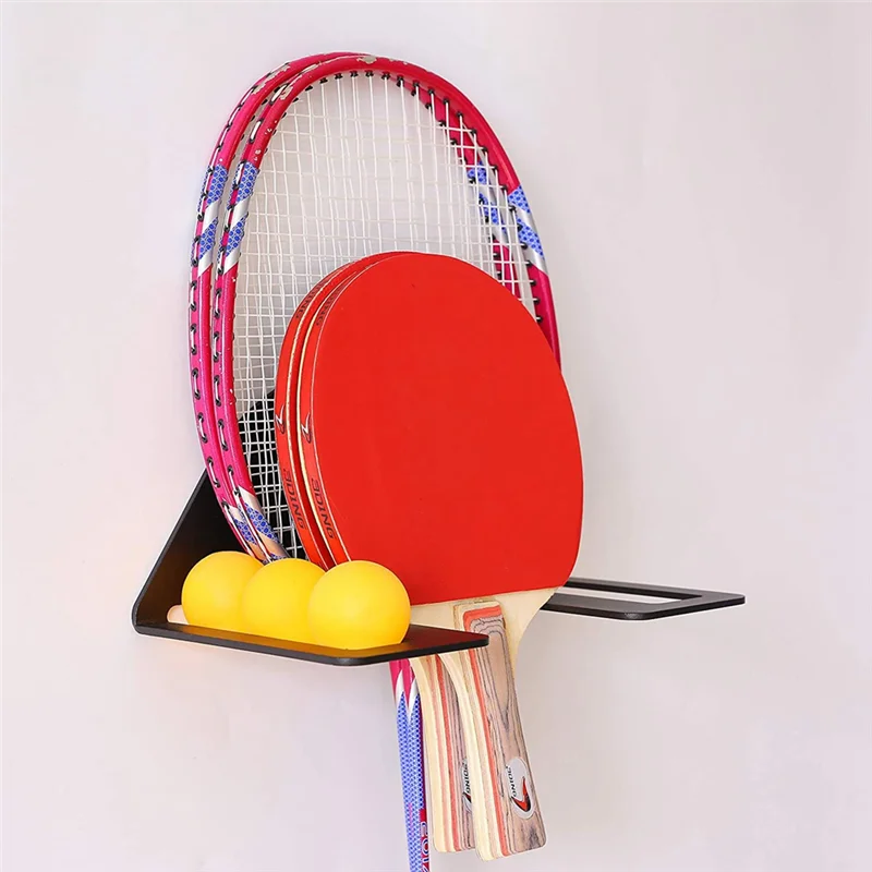 【NEW】Table Tennis Paddle Holder Table Tennis Rack Display Wall Holder Table Tennis Storage Shelf Table Tennis Accessories