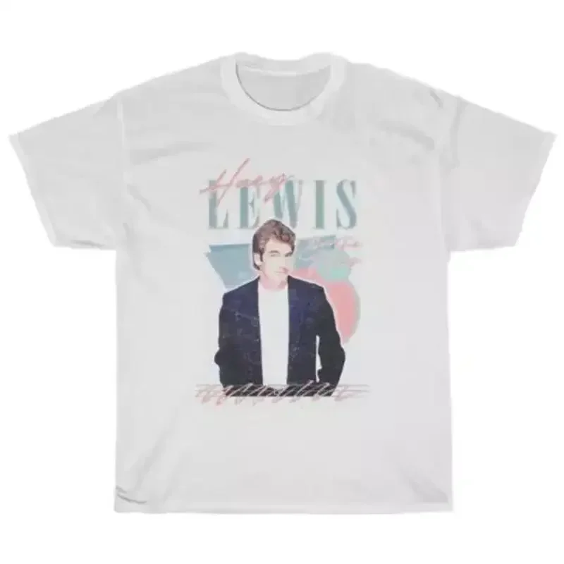 Huey Lewis And The News 90s Vintage Faded Style T Shirt