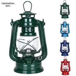 Lámpara de queroseno Retro Para acampar al aire libre, farol portátil de aceite de color bronce, accesorios de fotografía Vintage, luces de Camping al aire libre