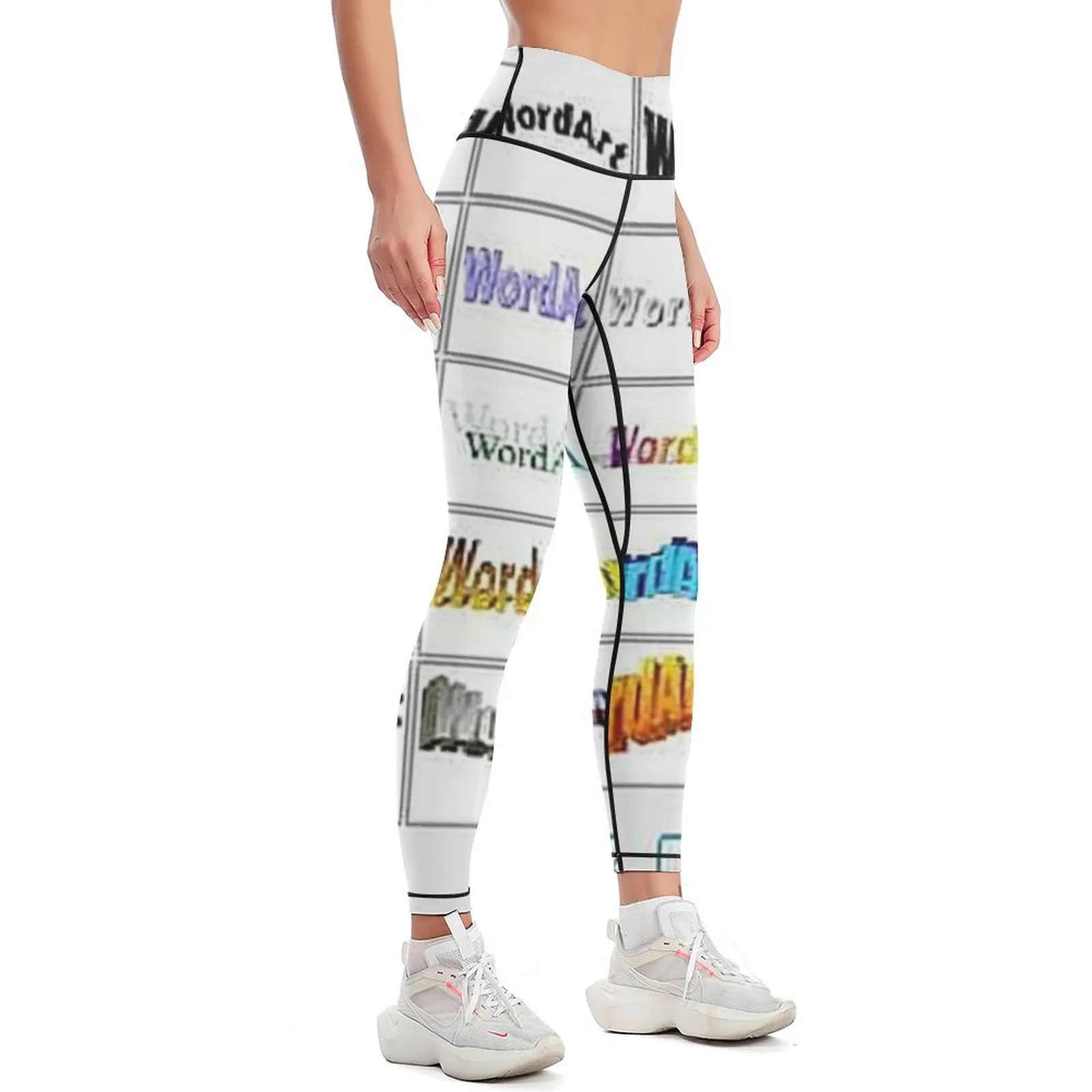 Word Art Windows 95 meme Leggings Clothing fitness sports shirts gym Womens Leggings