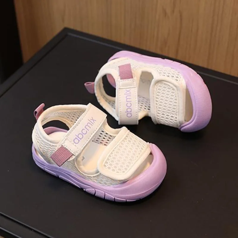 Toddler Summer Sandals Baby Girl Shoes Solid Color Net Cloth Breathable Boys Sneakers Kids Infant Summer Fashion Sport Shoes