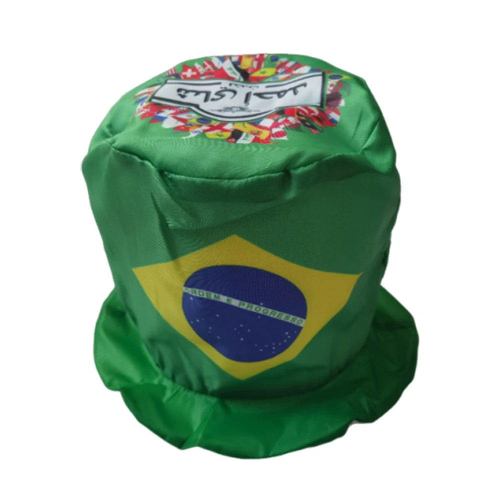 Flagicts 100% Polyester Brazil Flags Caps Hats