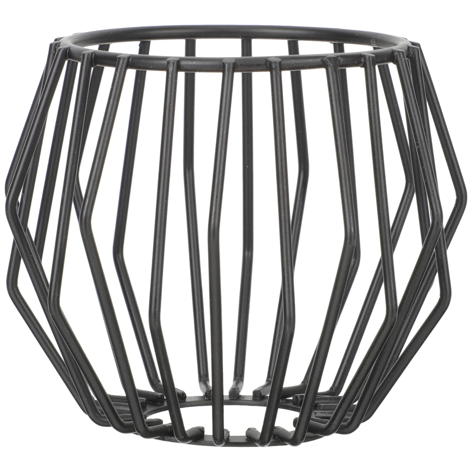 Small Lamp Shade Frame Wrought Iron Lampshade Light Bulb Black Pendant Hanging Ceiling Fan LED Bulbs