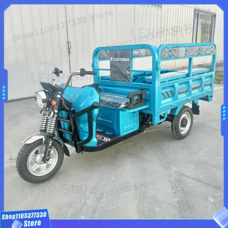 Electric Cargo Tricycle 3 Wheel Passenger Freight Trike Heavy Duty Transport Vehicle for Adults Direct Sale Affordable Price