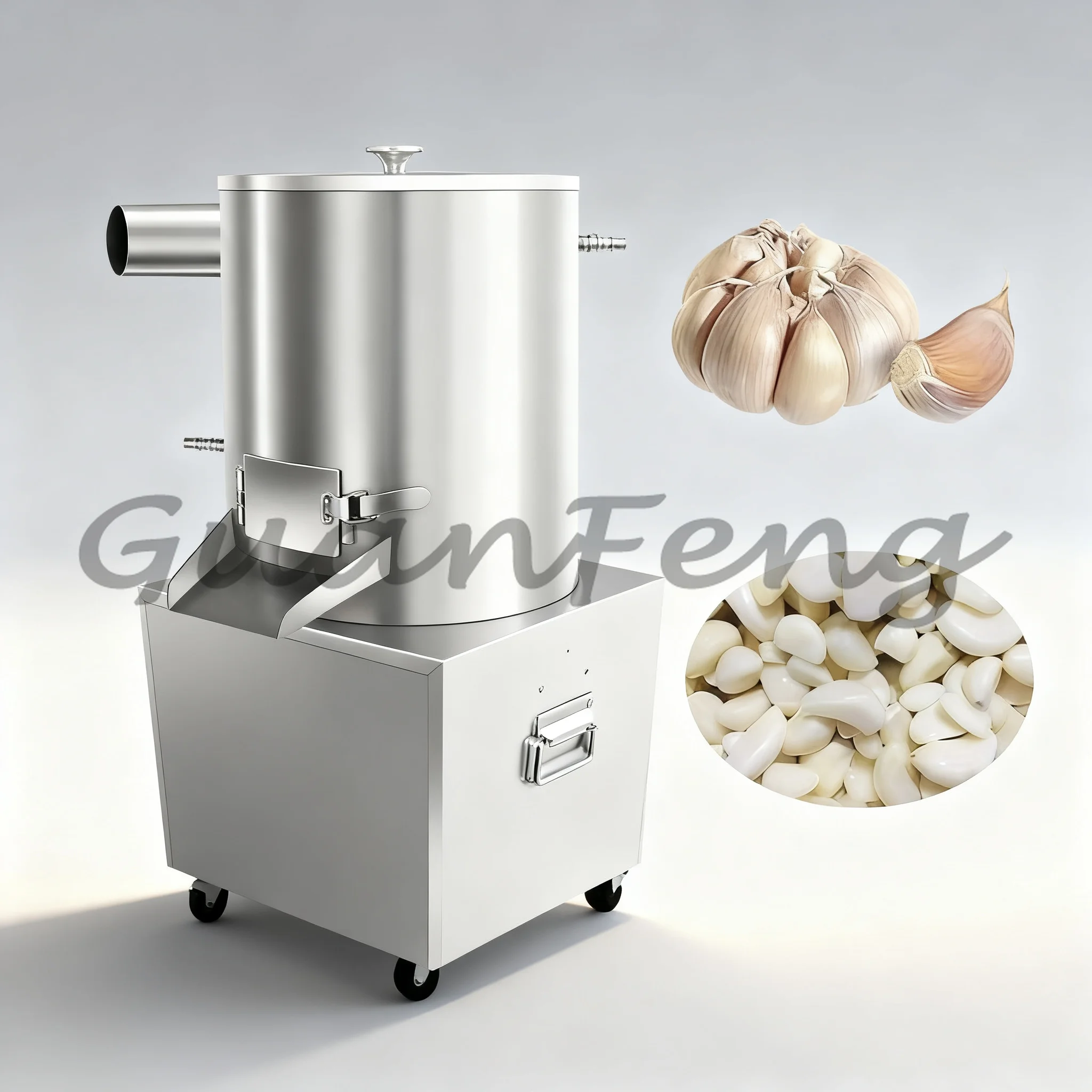 Electric Garlic Skin Remover, Small Automatic Garlic Clove Separator Machine, Household Garlic Peeling Equipment