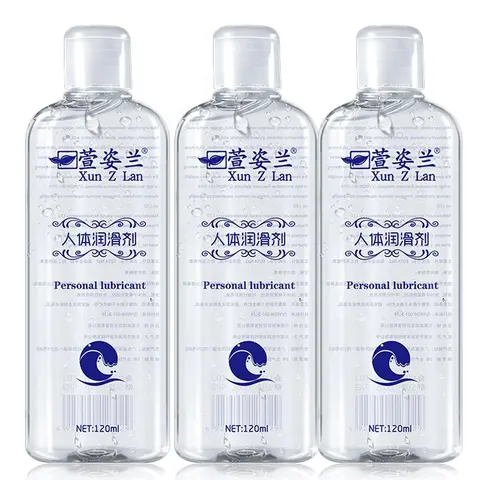 1/2/3PCS Water Based Lube (120ml), Liquid Personal Lubricant Gel, Long Lasting Sex Lube for Men Women and Couples, Safe for Toys