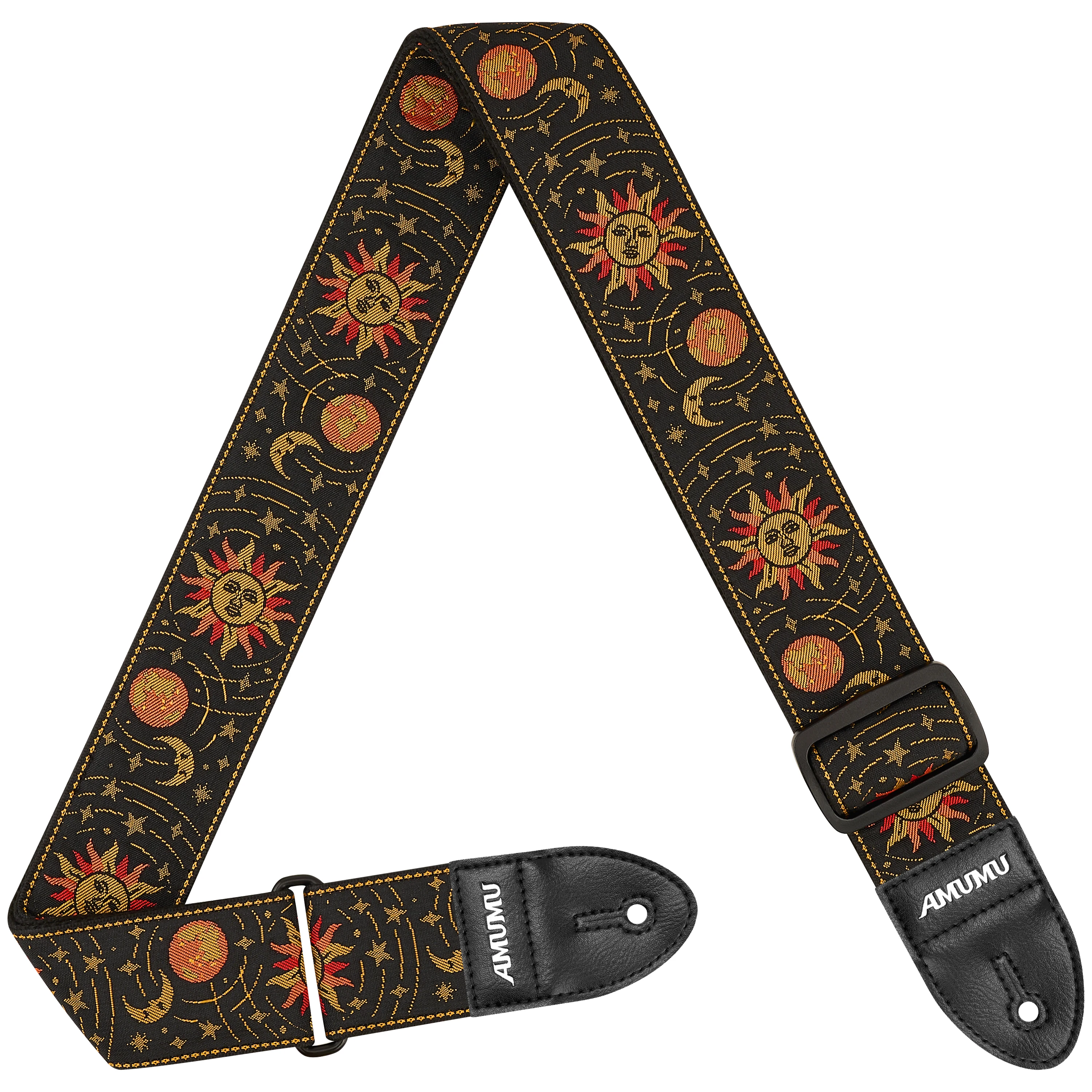 amumu-original-design-comfortable-guitar-shoulder-strap-for-guitar-bass-folklore-music-black-blue-red-color-options