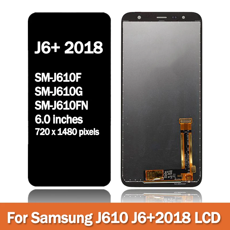 6.0\'\'inch LCD For Samsung  J6+ J6 Plus J610 J610F J610FN LCD Display Touch Screen For Samsung  J4+ 2018 J410 J415 LCD