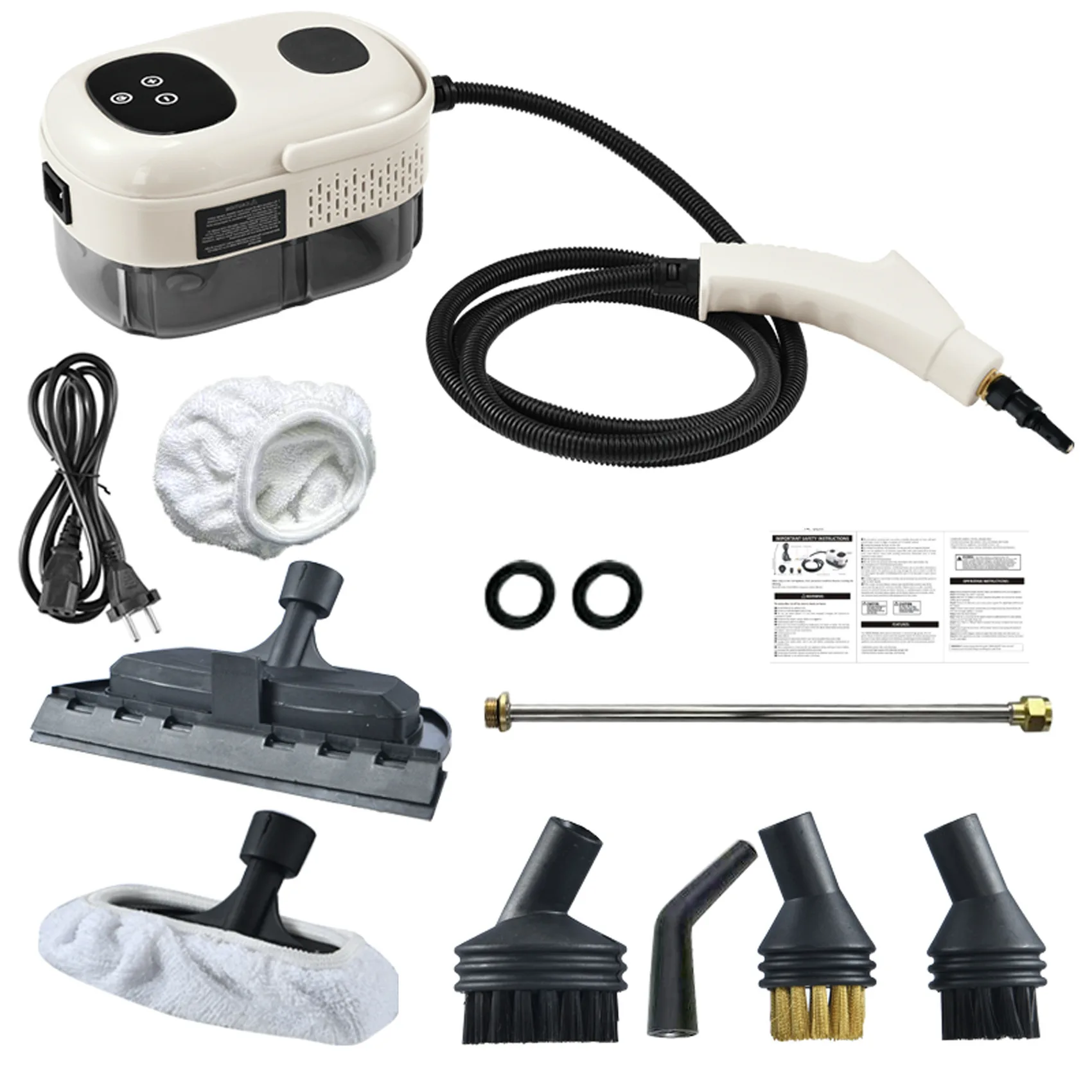 2500W Steam Cleaner High Temperature Pressurized Steam Cleaning Machine for Air Conditioning Hood Car Cleaner Home Appliance