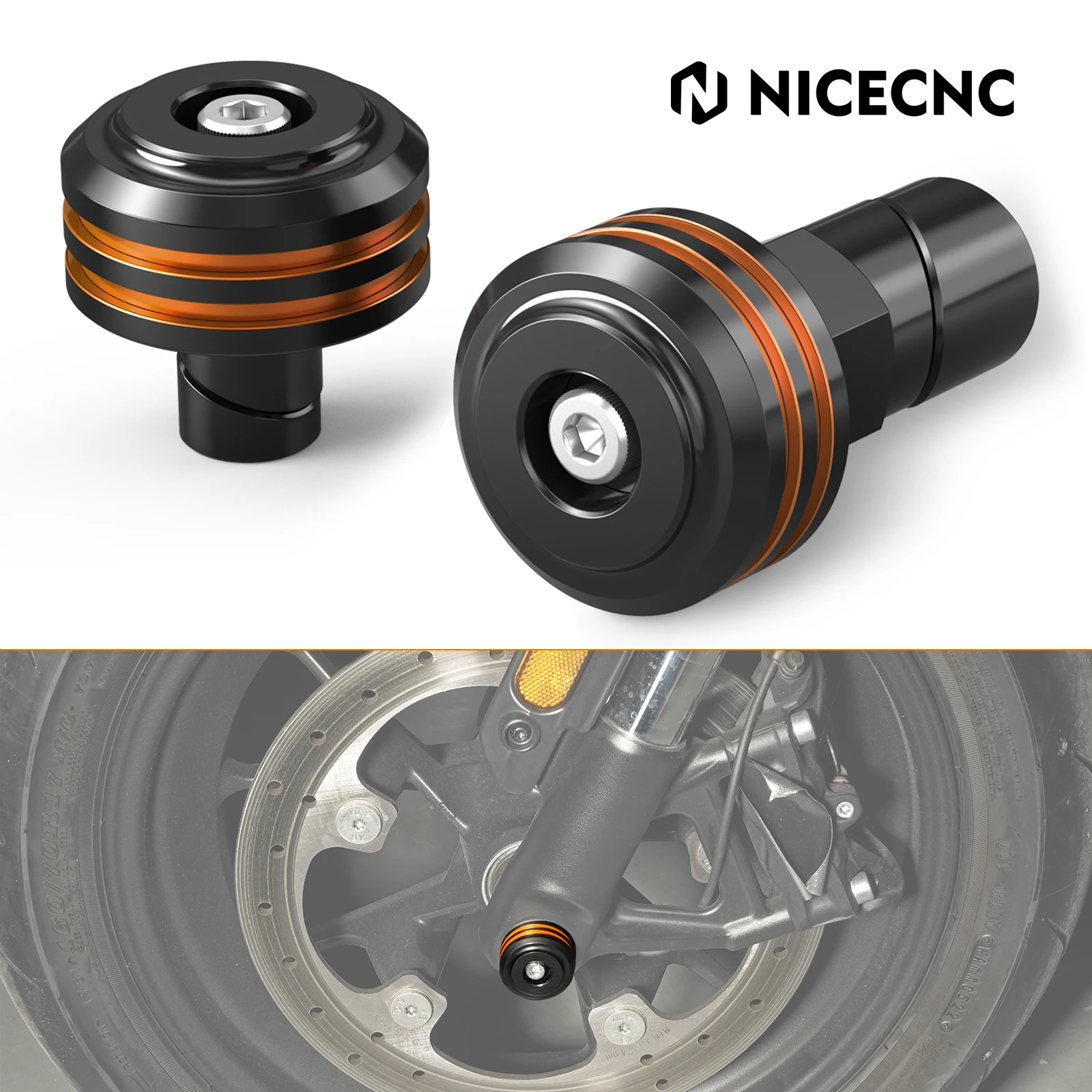 

1Set Front Axle Nut Cap Covers for Harley Sportster S RH1250S Pan America 1250 RA1250 RA1250S 21-24 Nightster RH975 2022-2024