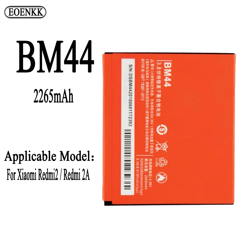 

BM44 Battery For Xiaomi Redmi2 / Redmi 2A Original Capacity Phone Batteries Bateria
