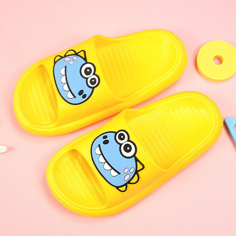 Cute Caton Shark Slippers for kids Quiet extra thick home slippers for boys and girls sandals