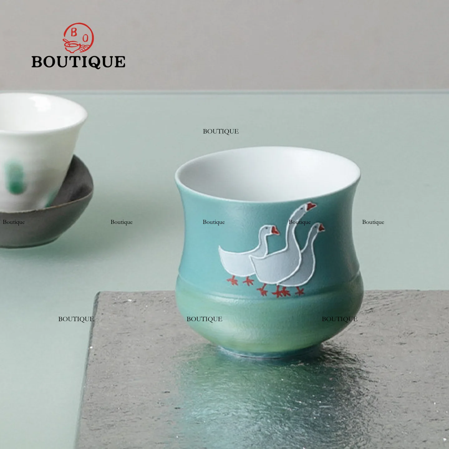 Hand-Painted White Goose Tea Cup Ceramic Cups Creative Kung Fu Tea Set Teacups Maker Drinking Beautiful Ceremony Pottery Mate