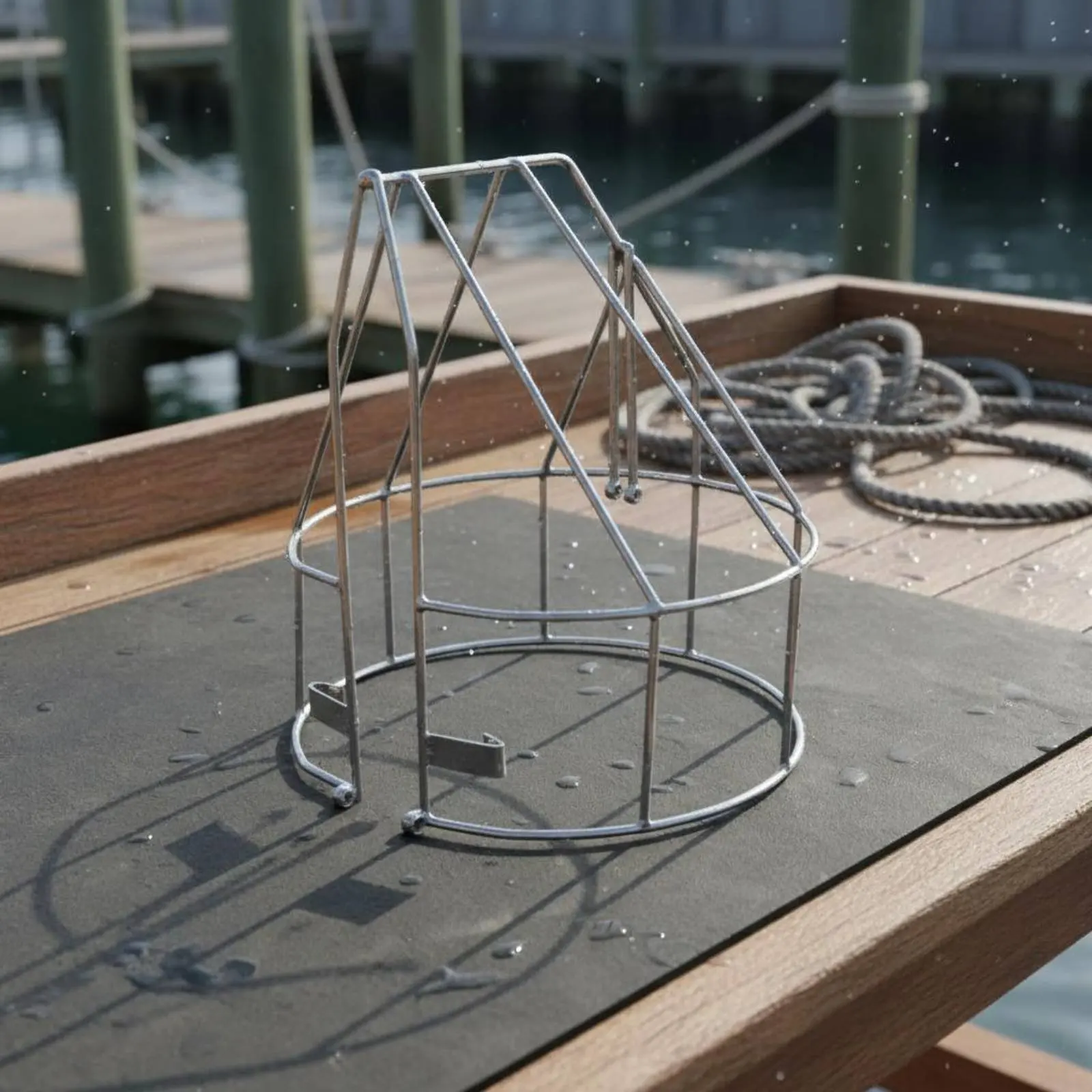 Outboard Propeller Guard Thickened Stainless Steel Propeller Guard Hand-Welded Anti-Collision for Boating, Fishing