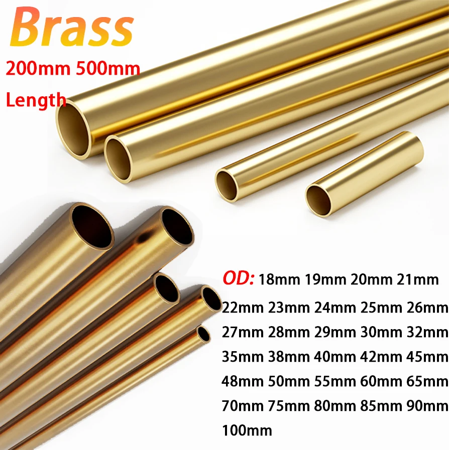 

Латунная трубка, толщина стенки 0,5-4 мм, наружный диаметр 18-100 мм, длина 200 мм, 500 мм, круглая труба, прямая трубка