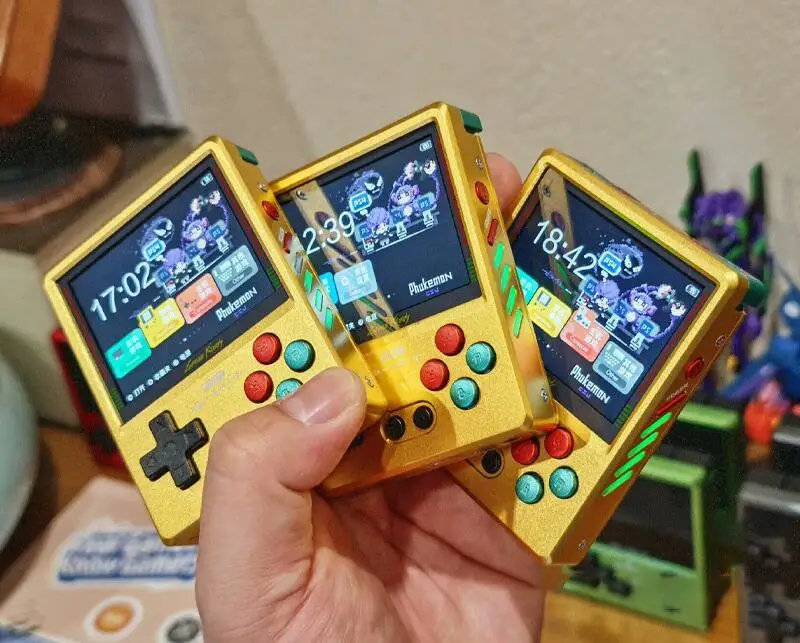 Новая портативная игровая консоль Gkd Pixel2, 64 г, портативная игровая консоль в стиле ретро, ностальгическая аркадная игра, цельнометаллический корпус, подарок с ЧПУ по индивидуальному заказу