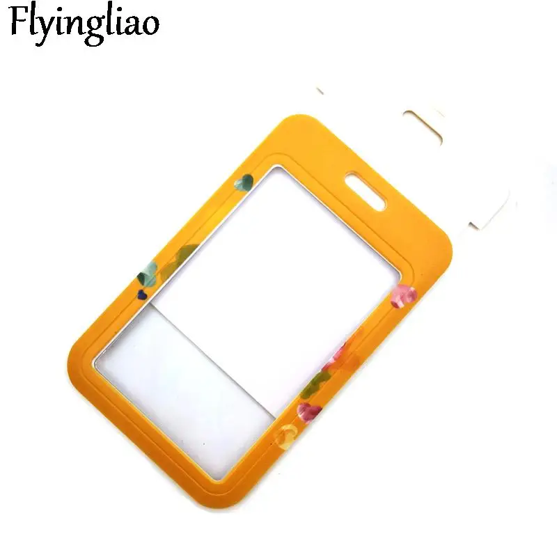 Autism pattern orange Anime Lanyard Badge Holder ID Card Lanyards Mobile Phone Rope Key Lanyard Neck Straps Keychain Key Ring