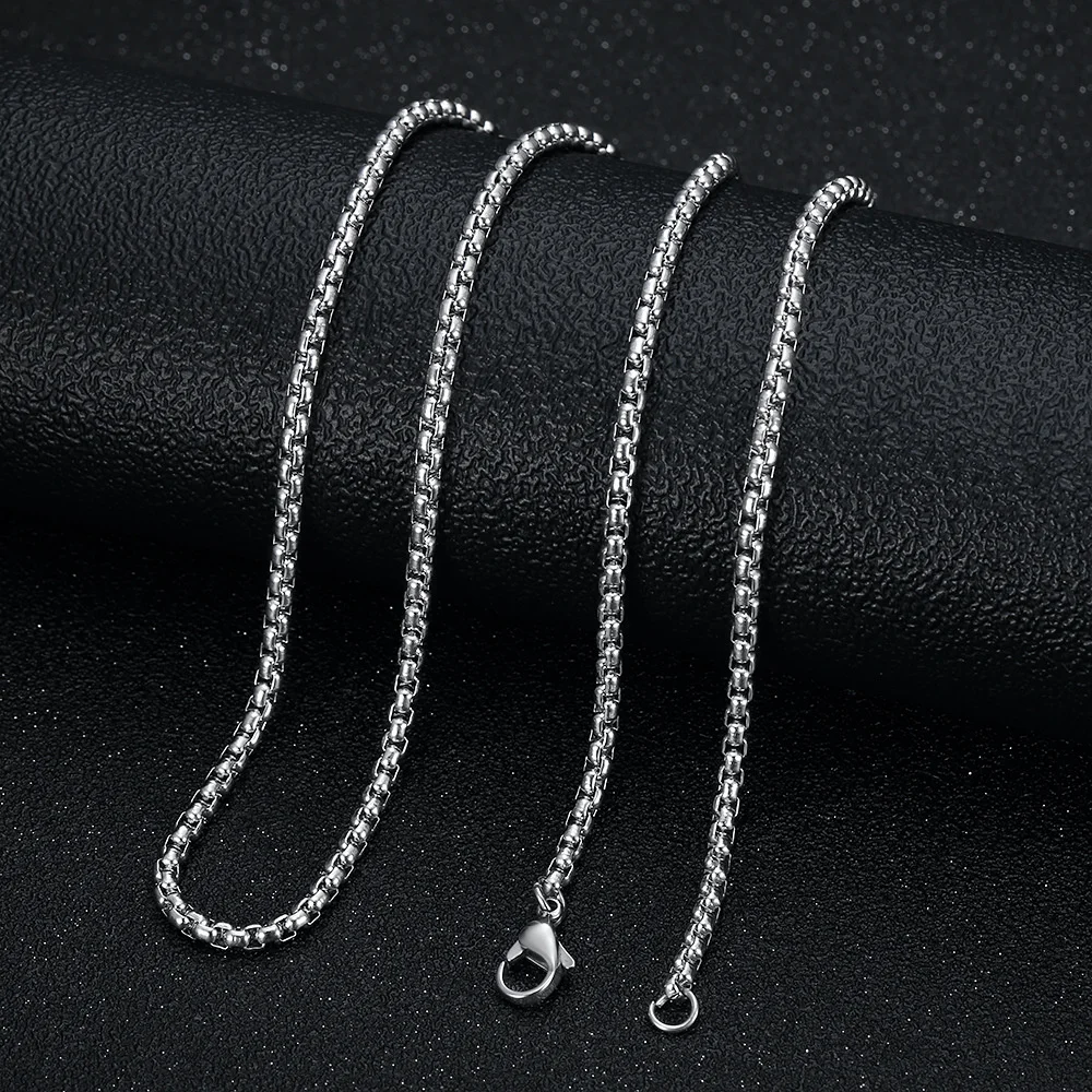 Anztilam Angel No Fade 316L Stainless Steel Iced Out Pendant with Long Link NK Chain Necklaces for Women Men Hip Hop Jewelry view 3