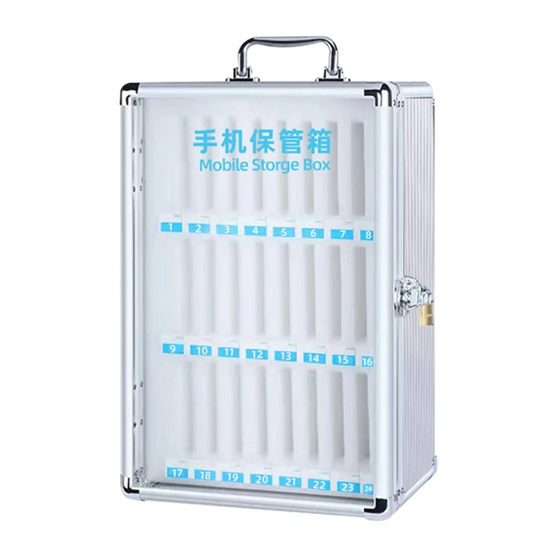 Mobile Phone Rack Classroom, Mobile Phone Storage Cabinet,Wall-Mounted Mobile Phone Prison,Desktop Mobile Phone Lock Box