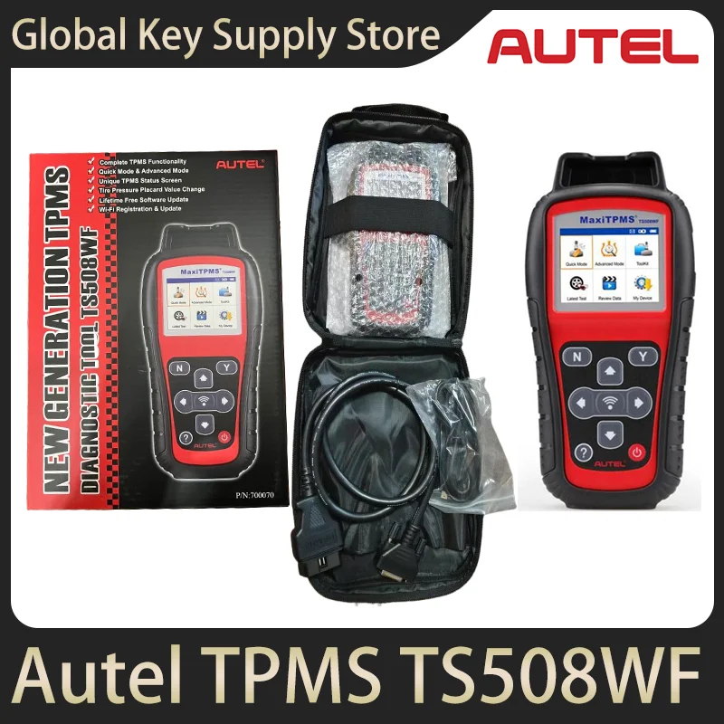 Autel MaxiTPMS TS508WF TPMS Diagnostic Service Tool Tire Repair Pressure Monitor Program Activate Conduct TPMS MX sensor Relearn