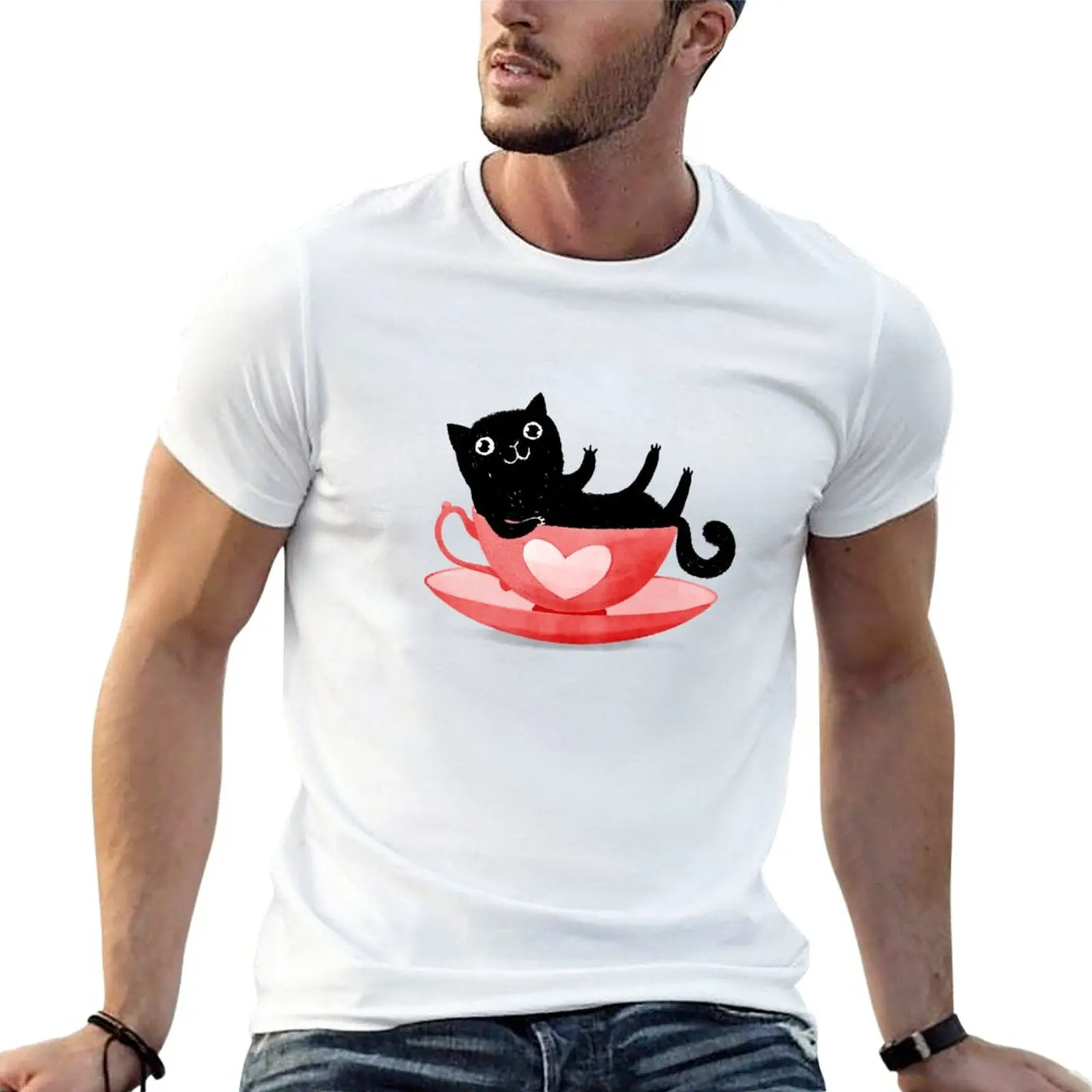 My cup of tea T-Shirt custom t shirts design your own custom t shirt tees aesthetic clothes mens cotton t shirts