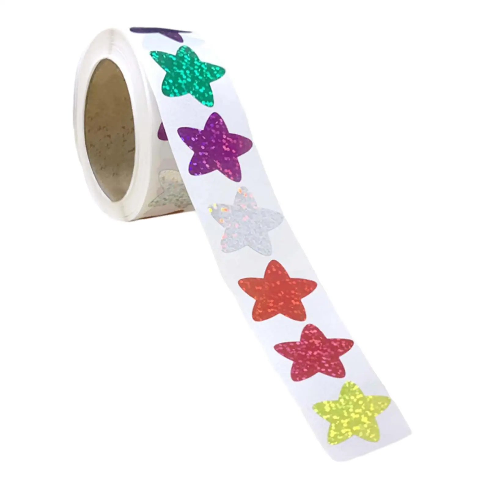 500Pcs Star Stickers 2.5cm for Boutiques Food Containers Scrapbooking