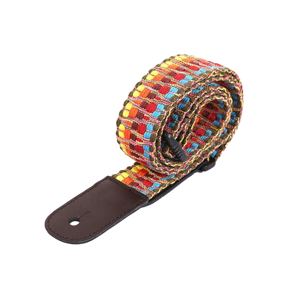 

Ukulele Strap Soft Cloth Adjustable Colorful Braided Cross Accessories Premium Durability Comfortable Instrument