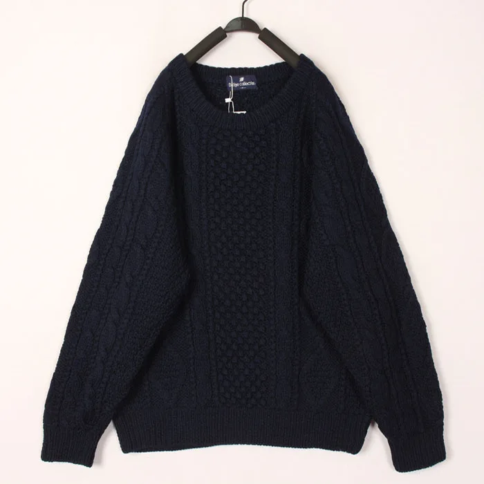 

Vintage Autumn Winter Hand Knitted Wool Sweater Women's Open Cardigan Bean Hollow out Design Faion Ladies' Knitwear