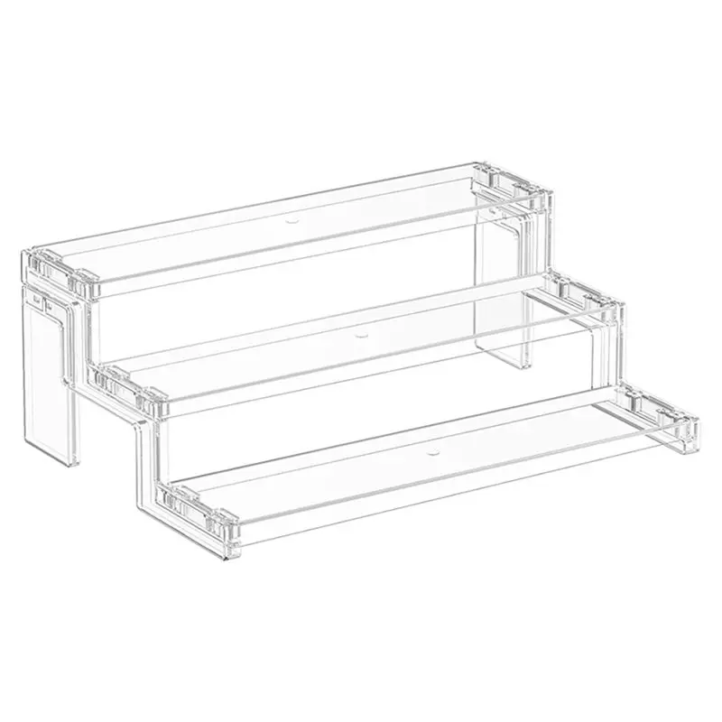 AB41-Display Stand Multi-Functional Riser Shelf Tool-Free Assembly Kitchen Cabinet Storage
