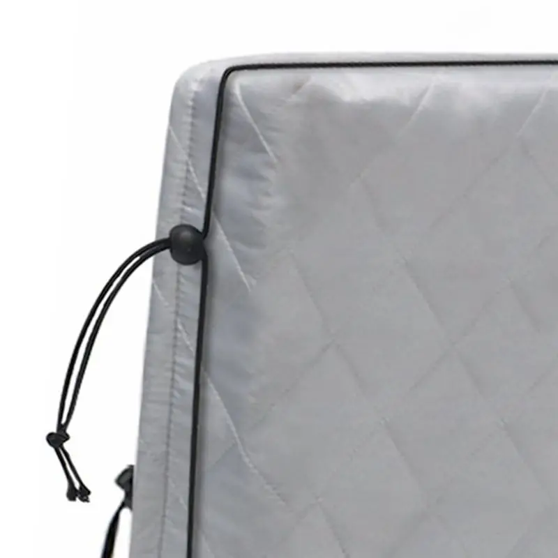 AA94-Indoor Air Conditioner Cover,AC Unit Window Cover For Inside Double Insulation With Elastic Drawstring 21Lx15hx3.5D Inch