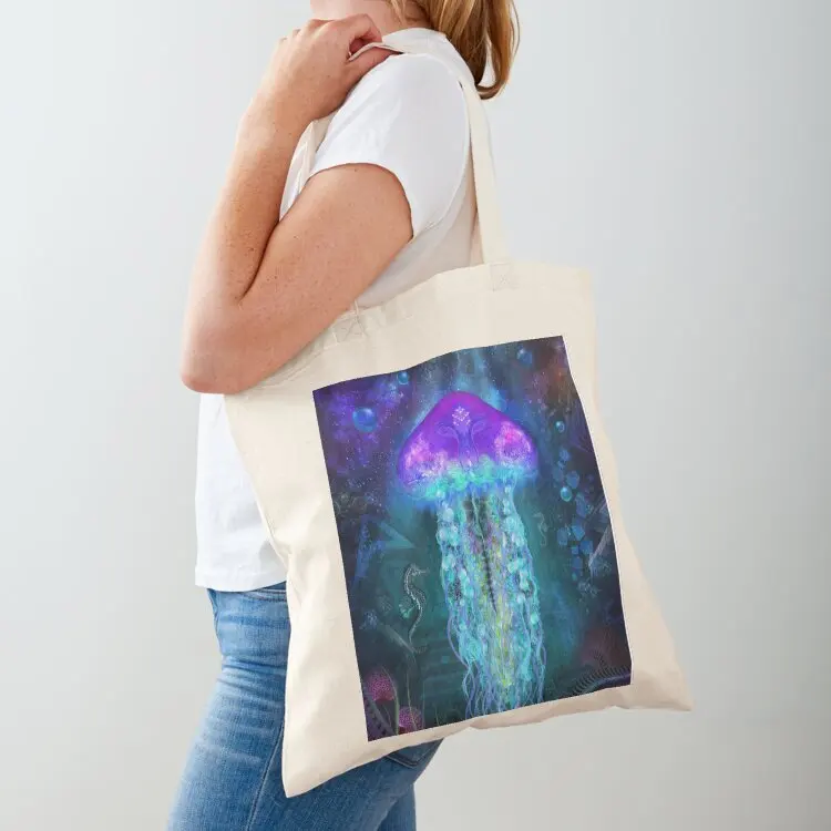 

Cosmic Luminescence Tote Bag Fabric bag eco bag folding hand ladies Lady bags