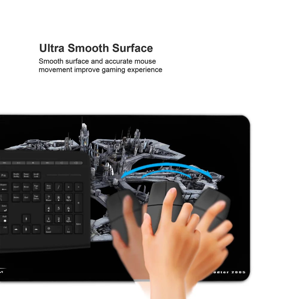 Stargate Earth SG1 Mousepad Mouse Pad Extended Gaming Keyboard Mat Besar 90X40Cm XXL Gamer Mousepad