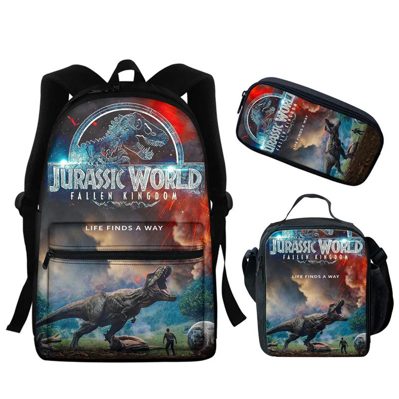 

Cool 3D Dinosaur Printed Bookbags Boys Girls Back Pack Kids Backpack Teenager Children School Bags Student Book Bag Schoolbags